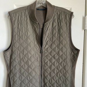 Perry Ellis Zip-Up Vest M New or Like New!